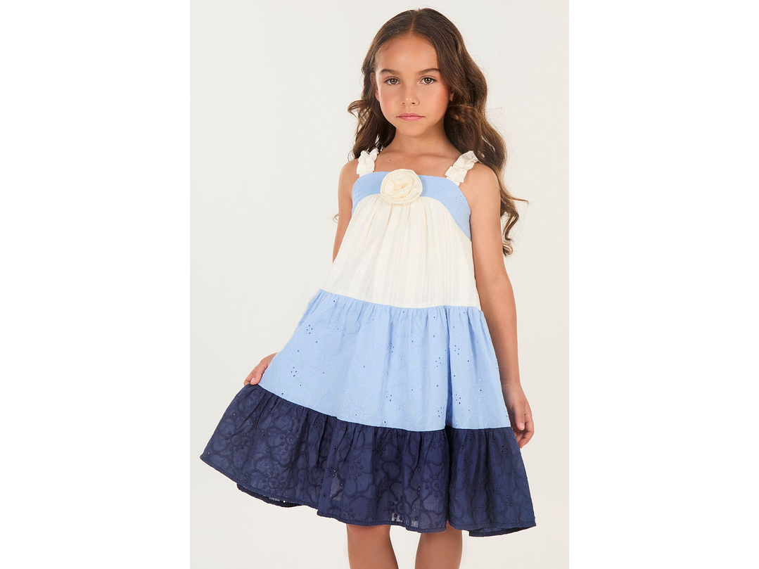 Vestido Grazziani  AzulMarino-Celeste 1