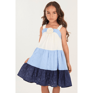 Vestido Grazziani  AzulMarino-Celeste