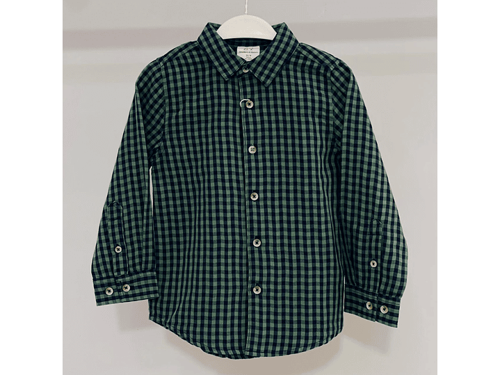 Camisa Losan  Verde Azul  1