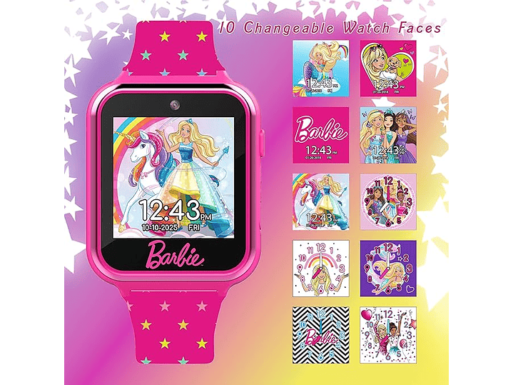 Barbie - Reloj Inteligente Para Niños, 5