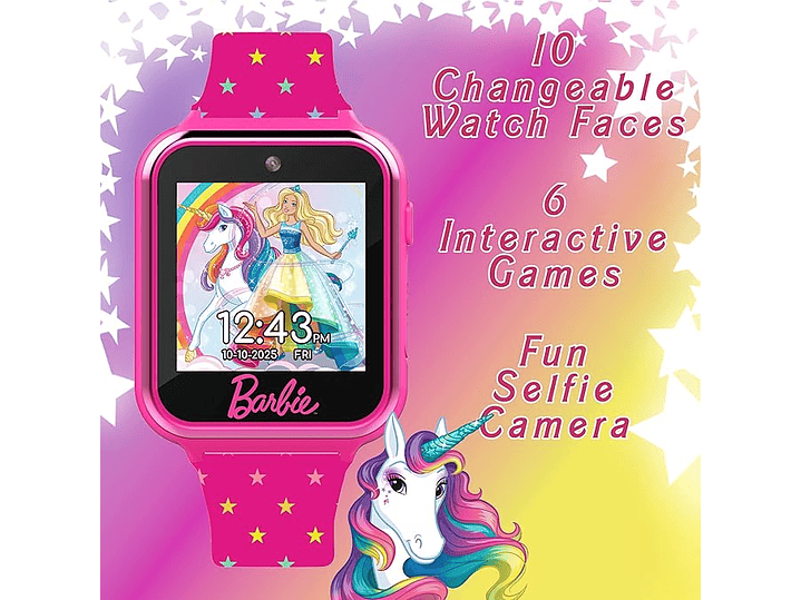 Barbie - Reloj Inteligente Para Niños, 6