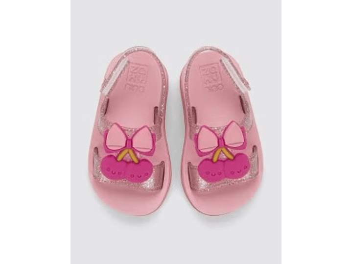 Sandalia Zaxynina Cherry Rosa Gliter  1