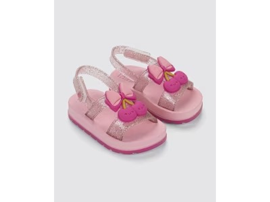 Sandalia Zaxynina Cherry Rosa Gliter  2