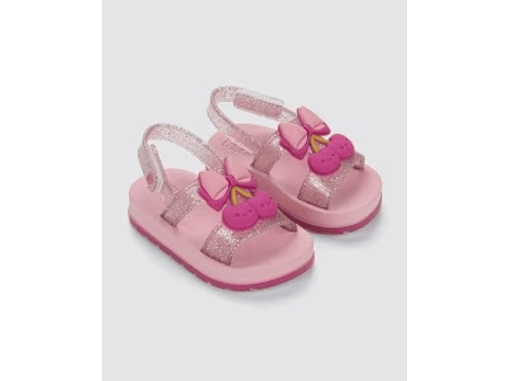Sandalia Zaxynina Cherry Rosa Gliter  2