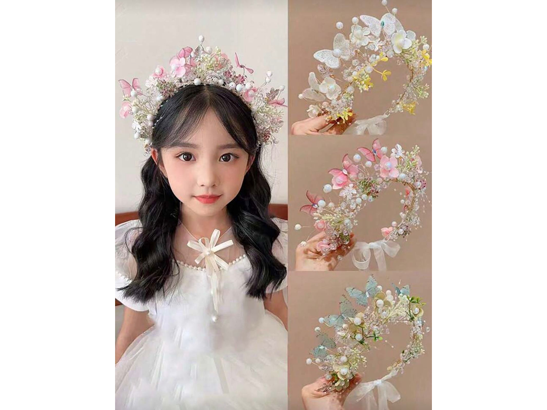 Diadema Mariposa Amarilla  1