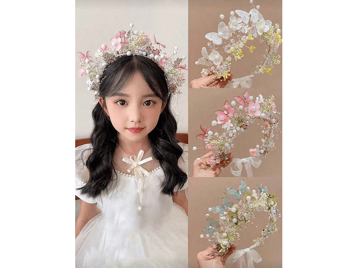 Diadema Mariposa Amarilla  1