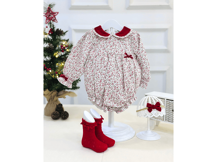 Body  Deolinda Estampado Rojo  1