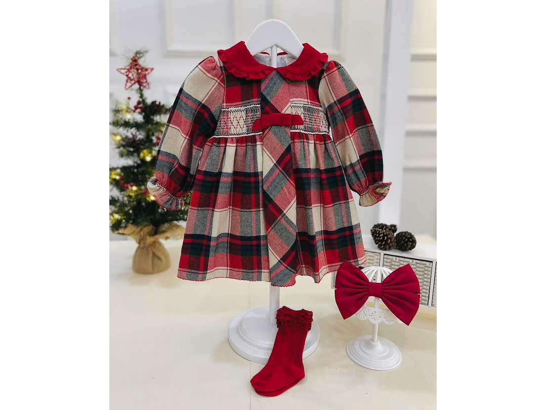 Vestido Deolinda  Rojo  1