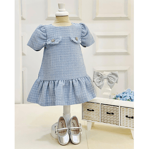 Vestido Deolinda Azul