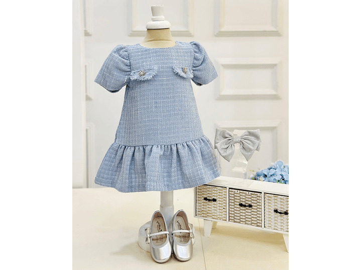 Vestido Deolinda Azul 1