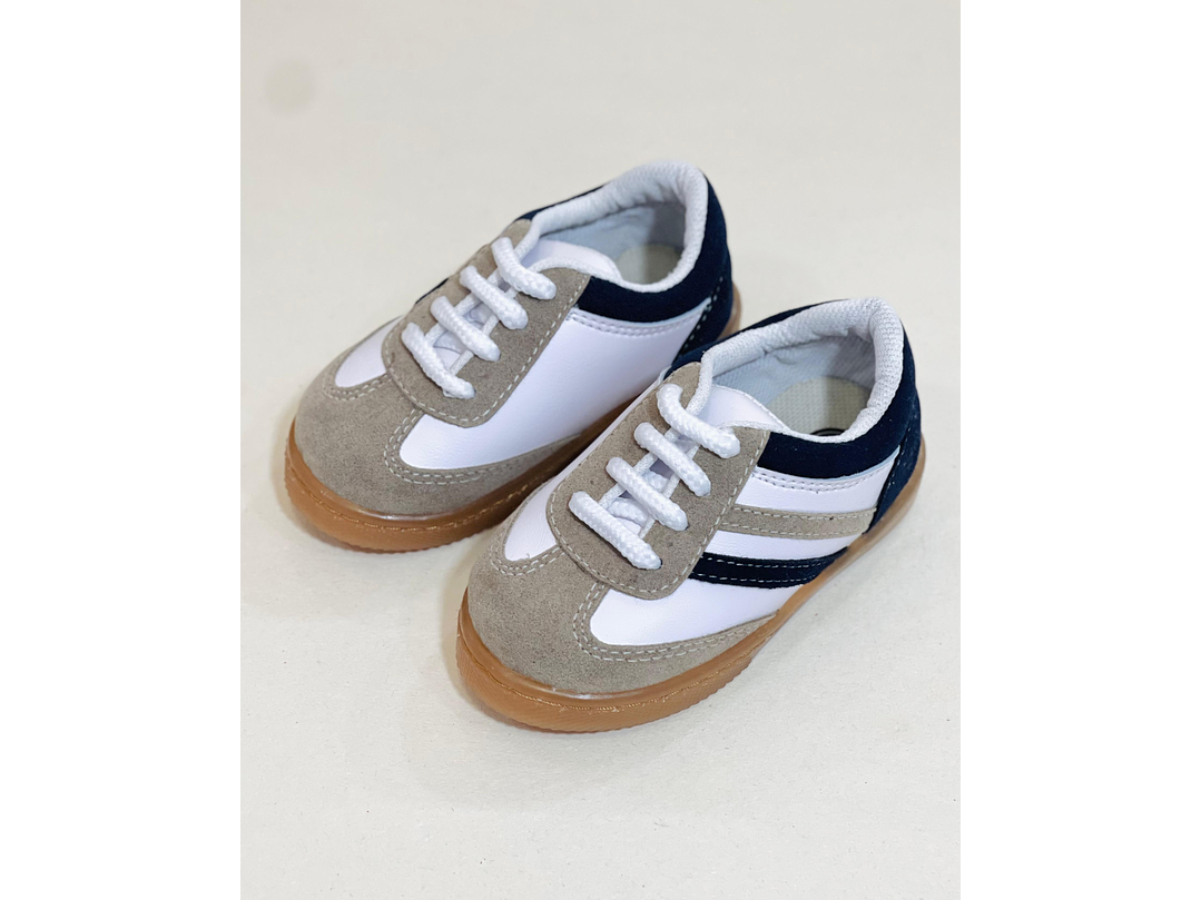 Calzado Azul Beige 1