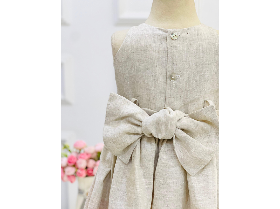 Vestido Erika Snurbusch Crudo Rosa 2