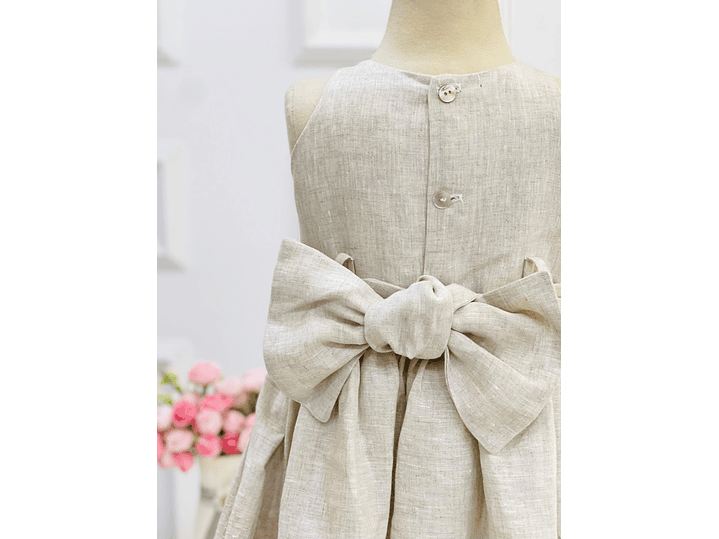 Vestido Erika Snurbusch Crudo Rosa 2