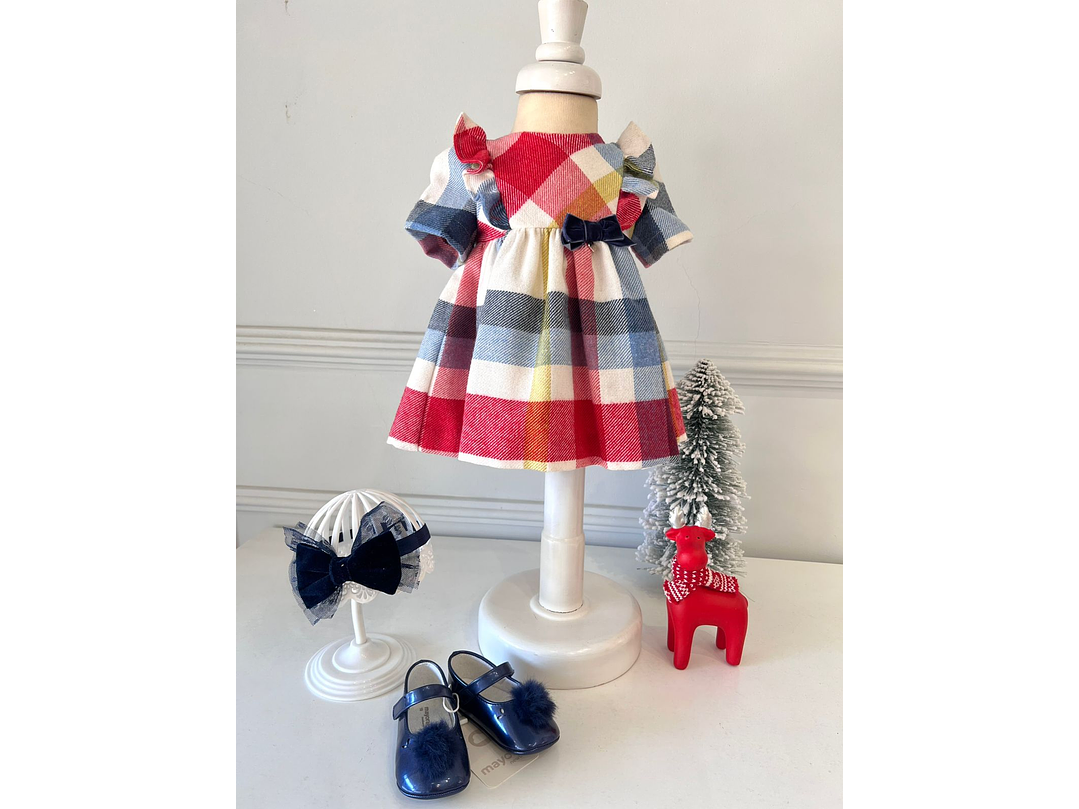 Vestido Mayoral Cuadros  2023 1