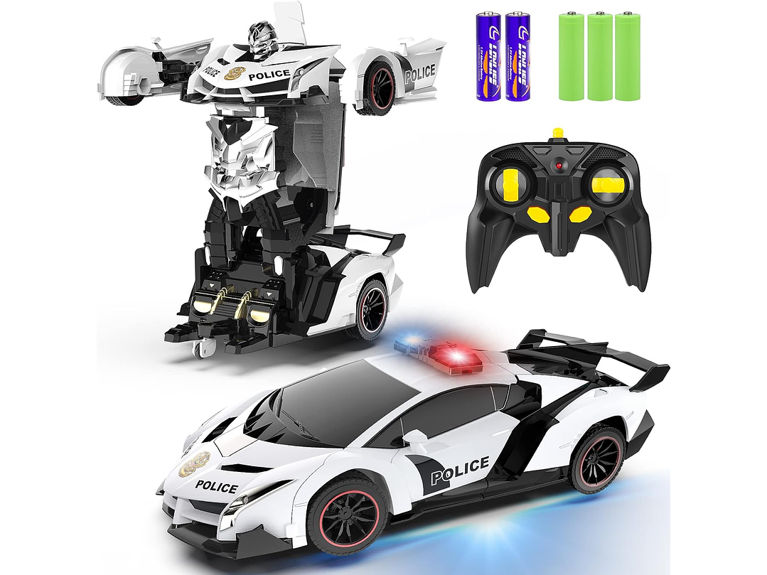 FDJ Auto a control remoto – Transformar juguetes robot de 1