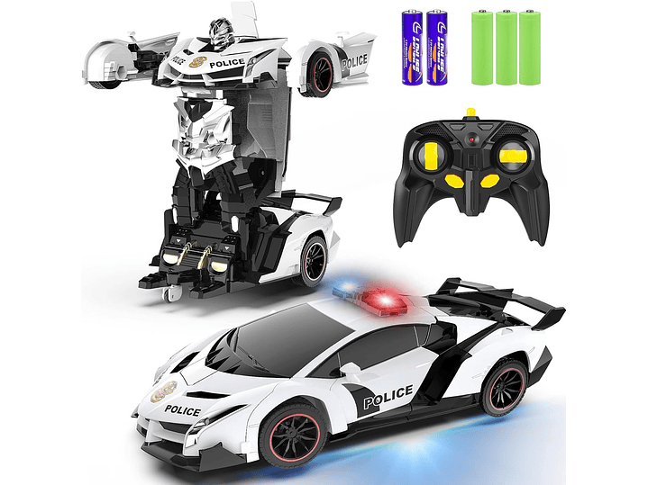 FDJ Auto a control remoto – Transformar juguetes robot de 1