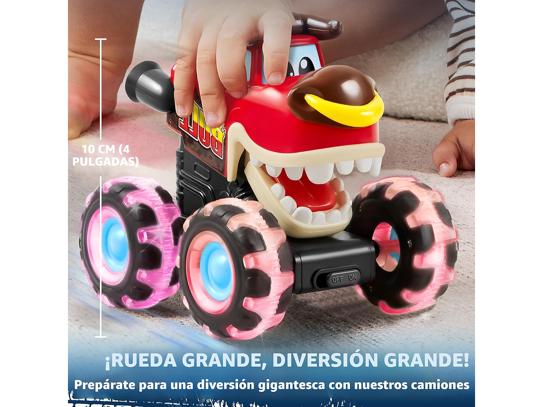 JOYIN Paquete de 3 camiones monstruos de juguete - 2