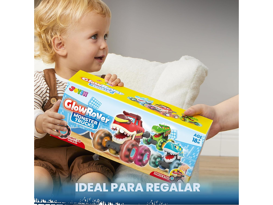 JOYIN Paquete de 3 camiones monstruos de juguete - 3