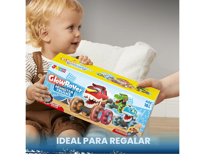 JOYIN Paquete de 3 camiones monstruos de juguete - 3