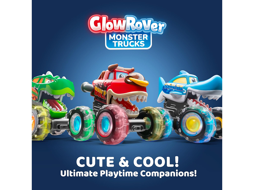 JOYIN Paquete de 3 camiones monstruos de juguete - 4