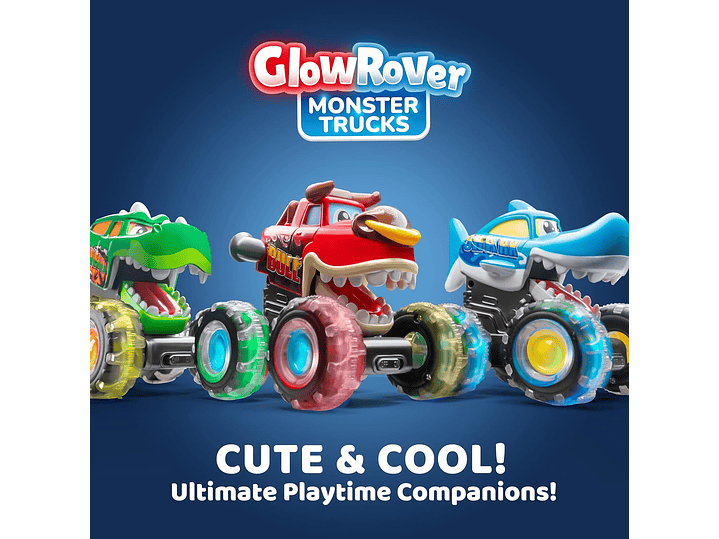 JOYIN Paquete de 3 camiones monstruos de juguete - 6