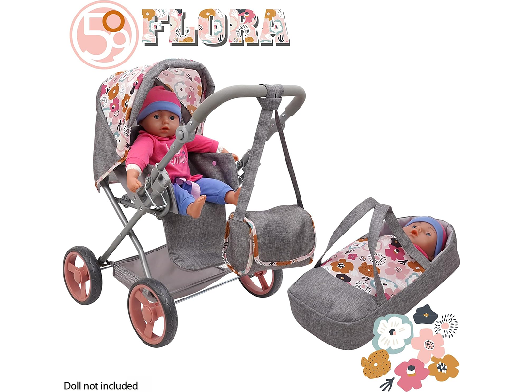 509 Crew: Melange Flora - Cochecito de muñeca Kelly 2