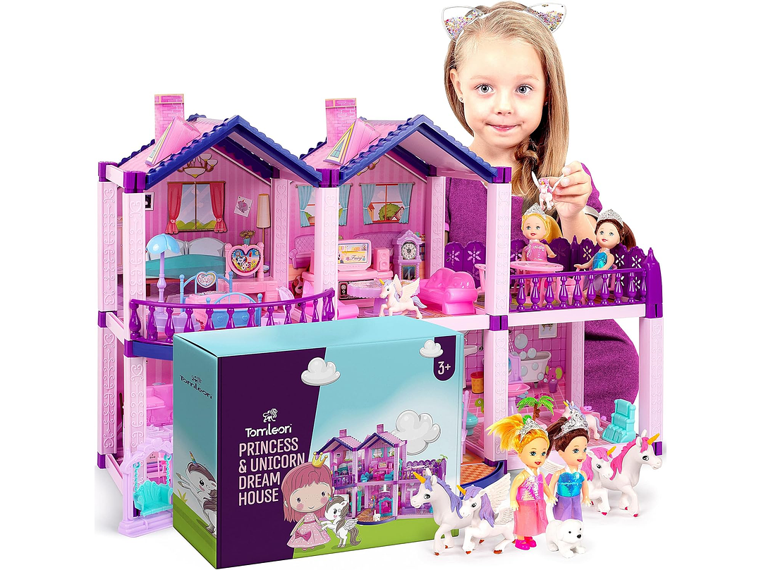    Casa De Muñecas Con 2 Princesas 4