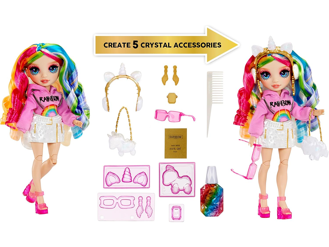  Rainbow High Creative Crystals Amaya - Muñeca de 2
