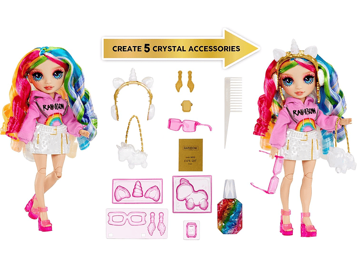  Rainbow High Creative Crystals Amaya - Muñeca de 2