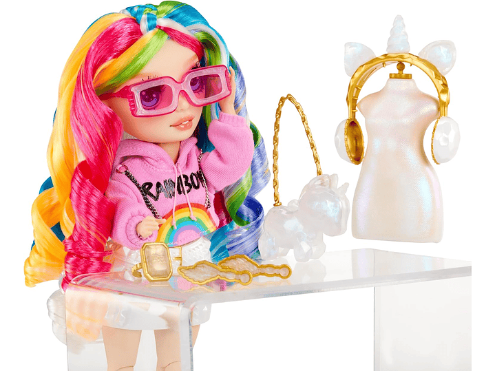  Rainbow High Creative Crystals Amaya - Muñeca de 3