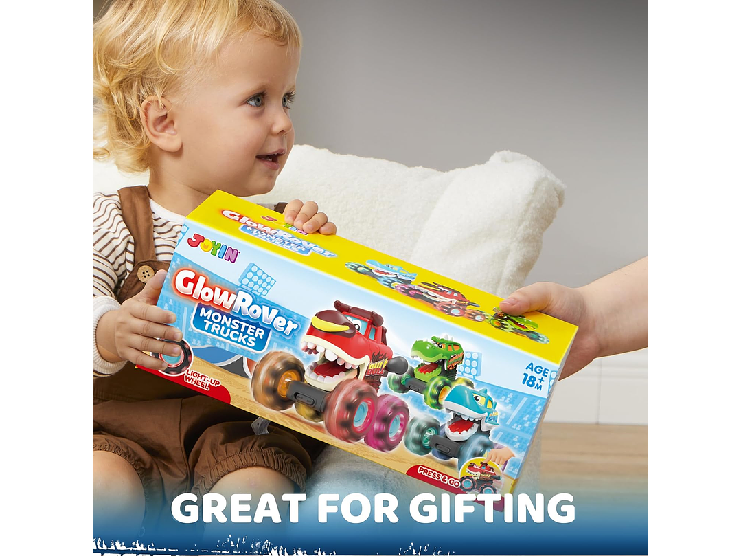 JOYIN Paquete de 3 Camiones Monstruos De Juguete - 3