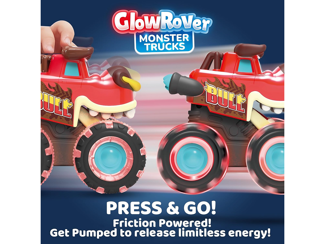 JOYIN Paquete de 3 Camiones Monstruos De Juguete - 4