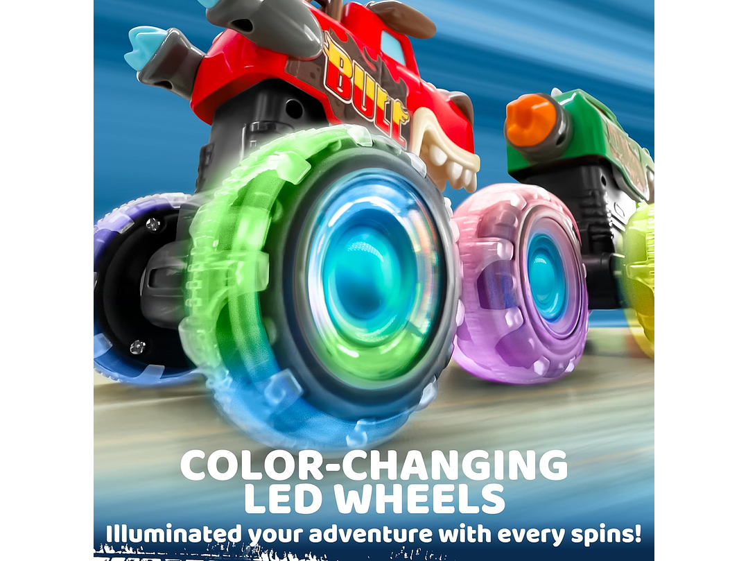 JOYIN Paquete de 3 Camiones Monstruos De Juguete - 5