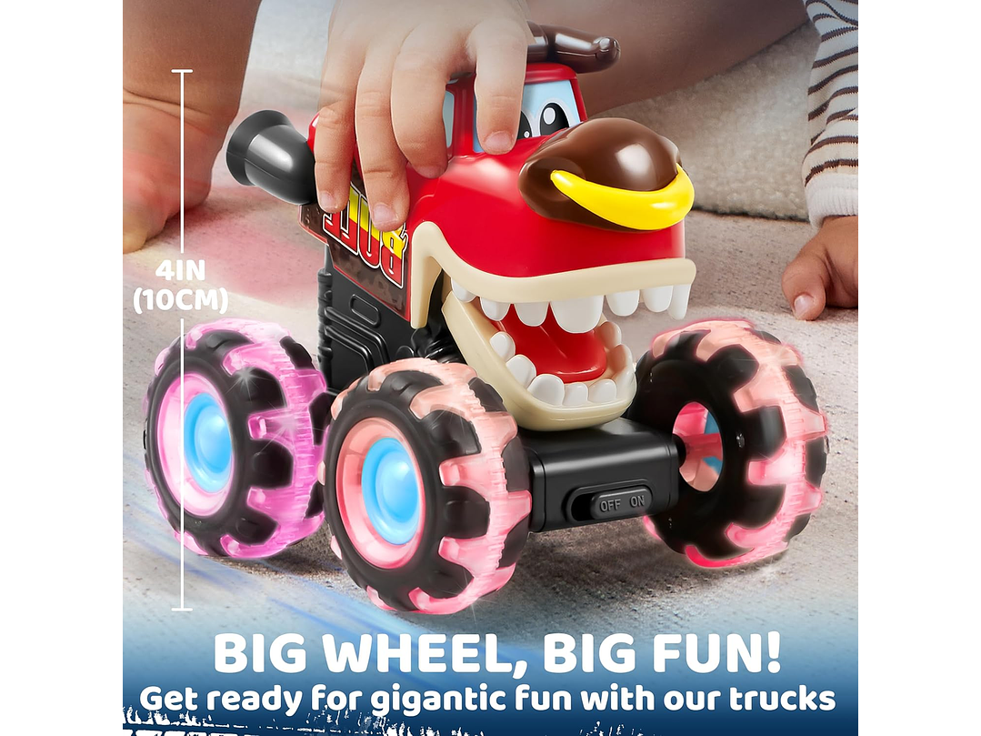 JOYIN Paquete de 3 Camiones Monstruos De Juguete - 6