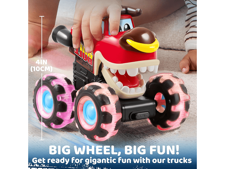 JOYIN Paquete de 3 Camiones Monstruos De Juguete - 6