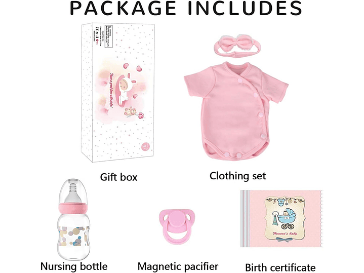  SCOM Muñeca Reborn Baby Girl 3