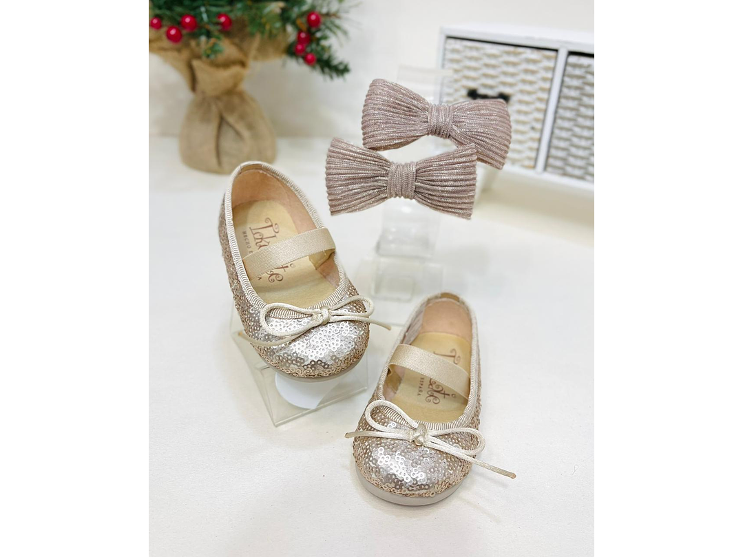 Calzado Tokolate  Lentejuela 2