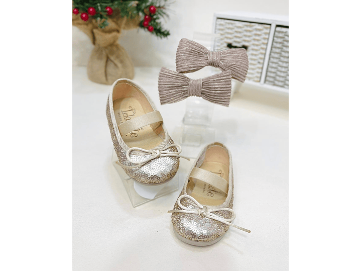 Calzado Tokolate  Lentejuela 2