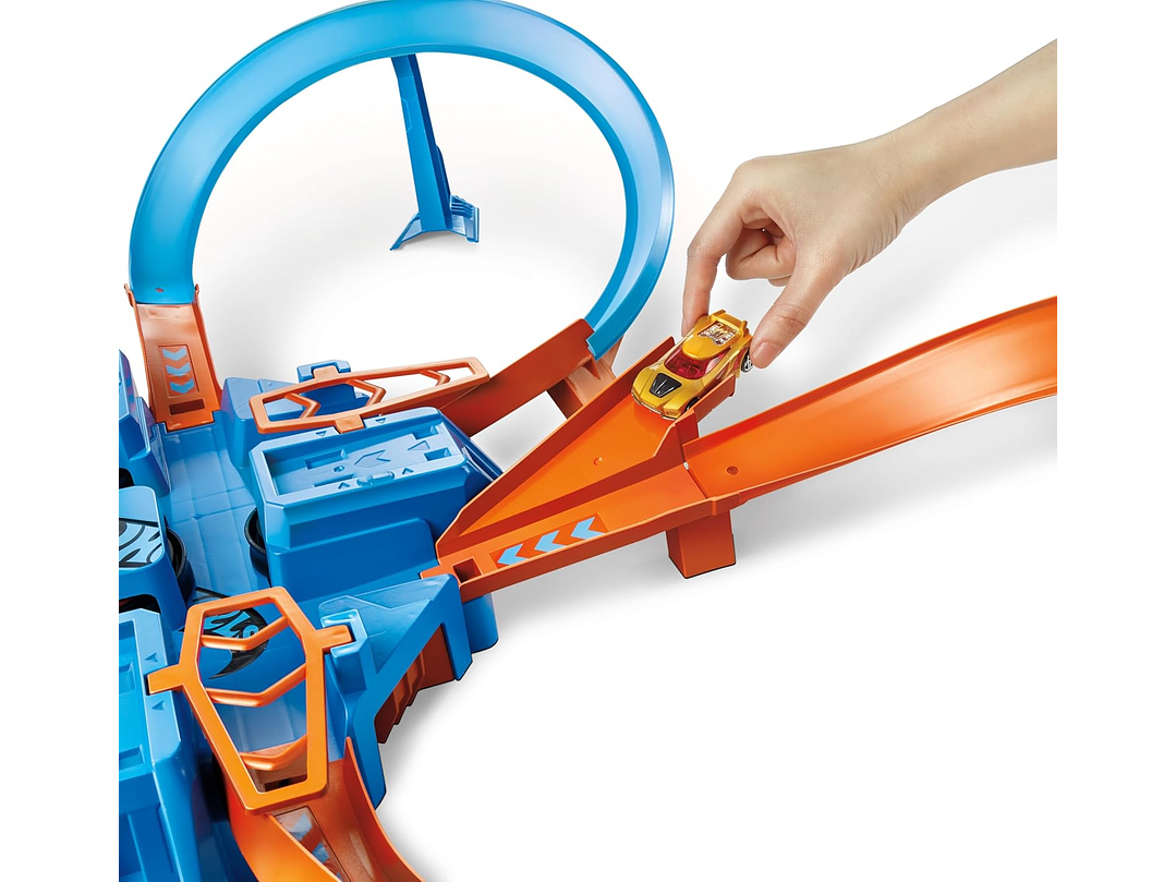 Hot Wheels Juego De Pista Con Coche De Juguete A Escala 2