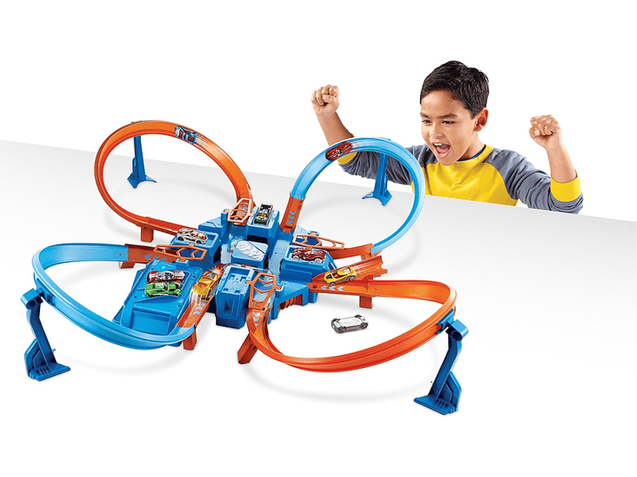 Hot Wheels Juego De Pista Con Coche De Juguete A Escala 6