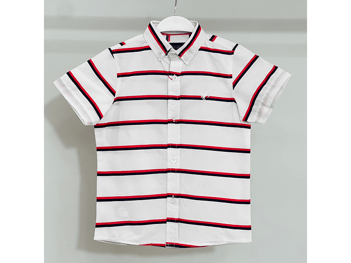 Camisa P&Punto Rayas Rojas 1