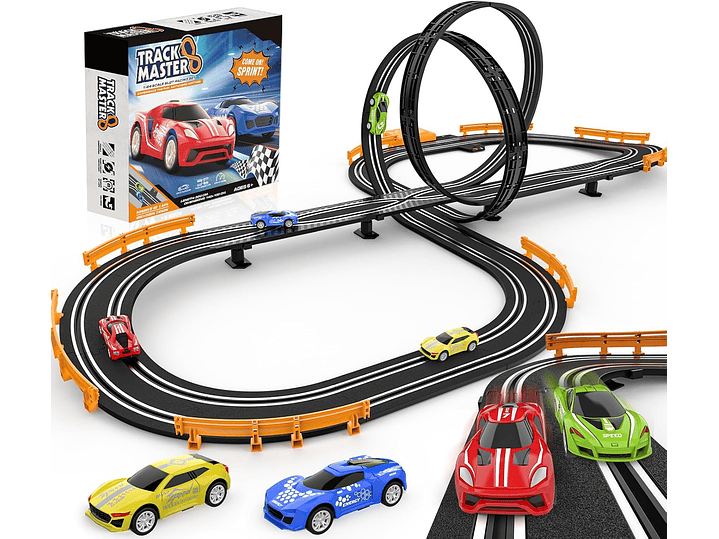 Slot-Car - Juego De Pistas De Carreras Para Niños Y Niños, 1
