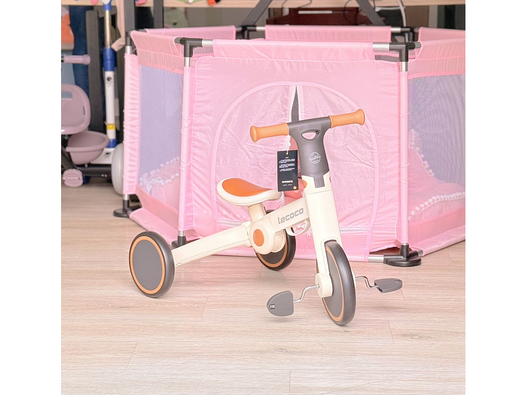 Triciclo Lecoco Beige Café 3