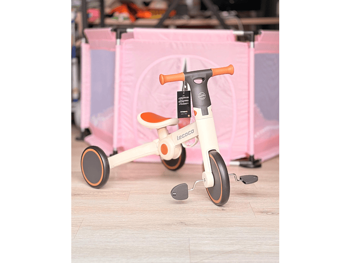 Triciclo Lecoco Beige Café 4