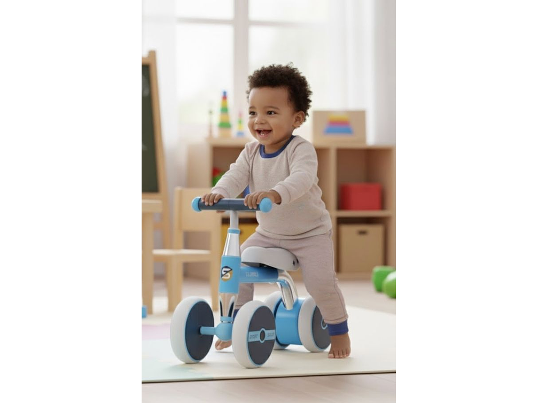 Montable Mecanico Azul 4 Llantas 7