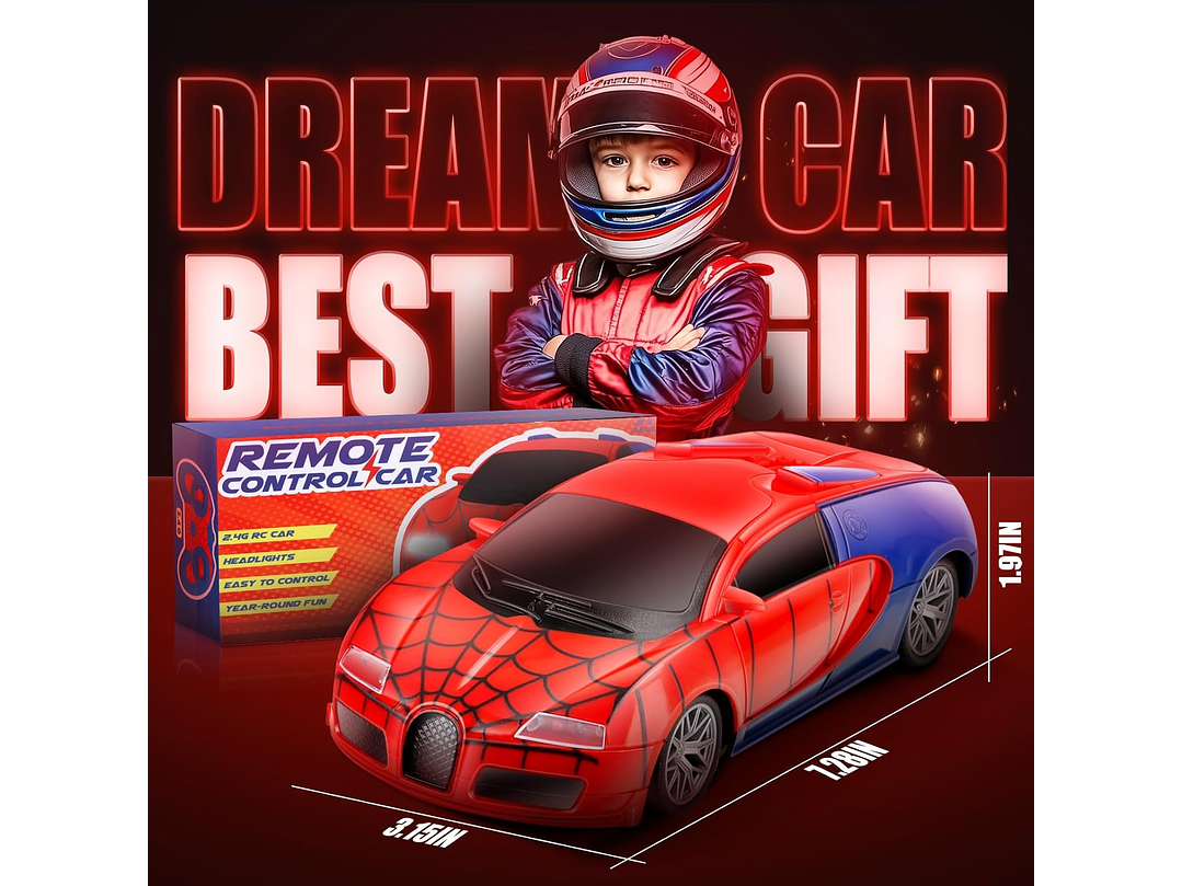 Aooess Coche De Juguete A Control Remoto Para Niños: 6