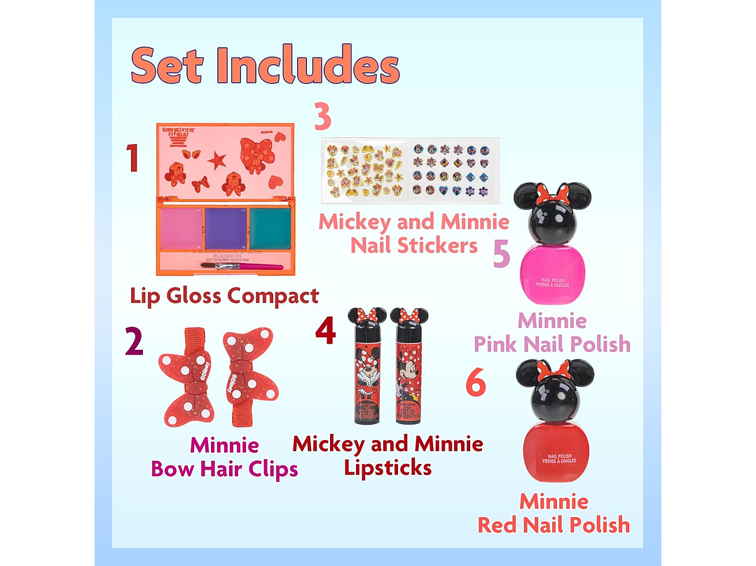 Bolso Maquillaje  Disney Minnie Mouse  3