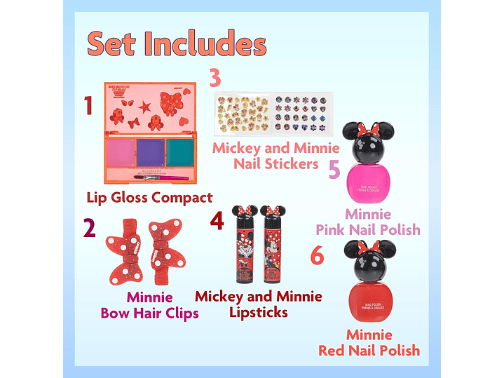 Bolso Maquillaje  Disney Minnie Mouse  3