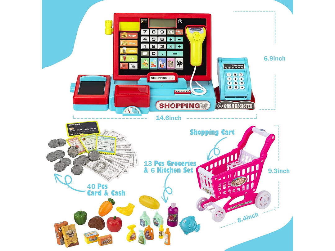 Caja Registradora Para Niños, 2