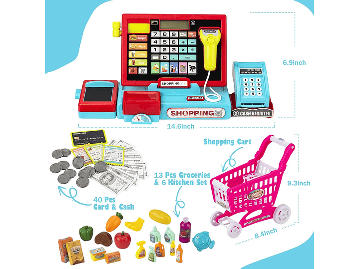 Caja Registradora Para Niños, 2
